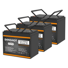 D0NGHOT 36V 100Ah Lithium Deep Cycle Golf Cart Battery,Lithium Batteries 36V for Golf Cart